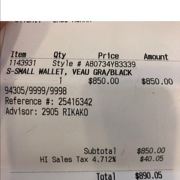 Chanel black with gold hardware wallet - Picture 8 of 8